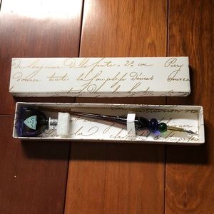 Venetian Murano Glass Calligraphy Pen